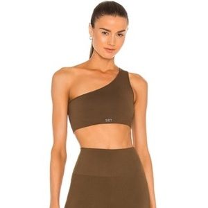 SET Active one shoulder bra. Size S.